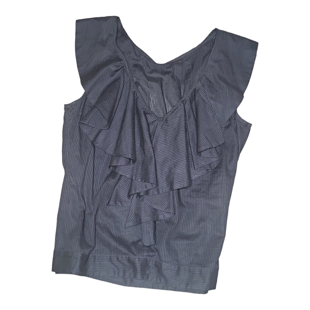 BCBG MaxAzria Ruffle Collar blouse